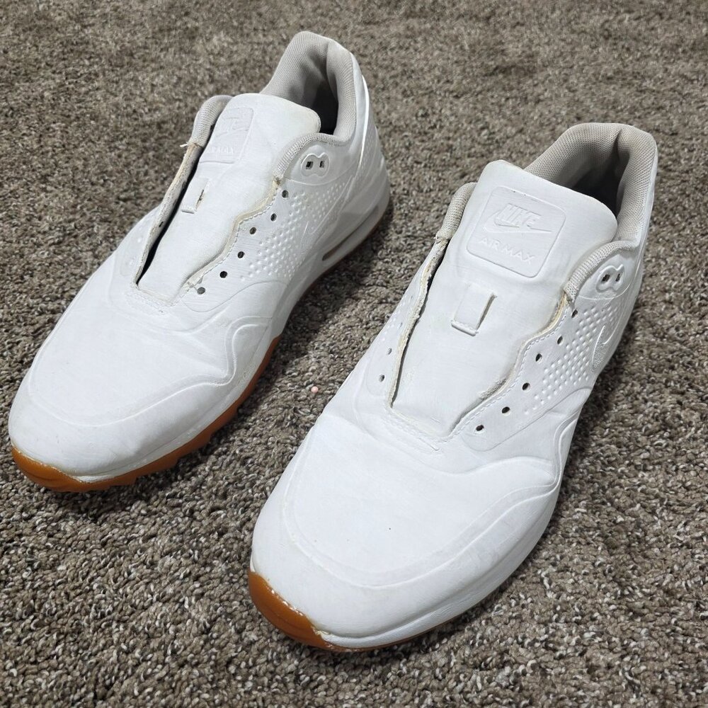 Nike Air Max 1 G Golf White/Gum Men’s 9 AQ0863-101 – READ / No Laces